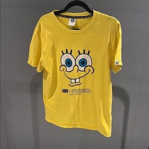 Aape x SpongeBob collaboration graphic tea